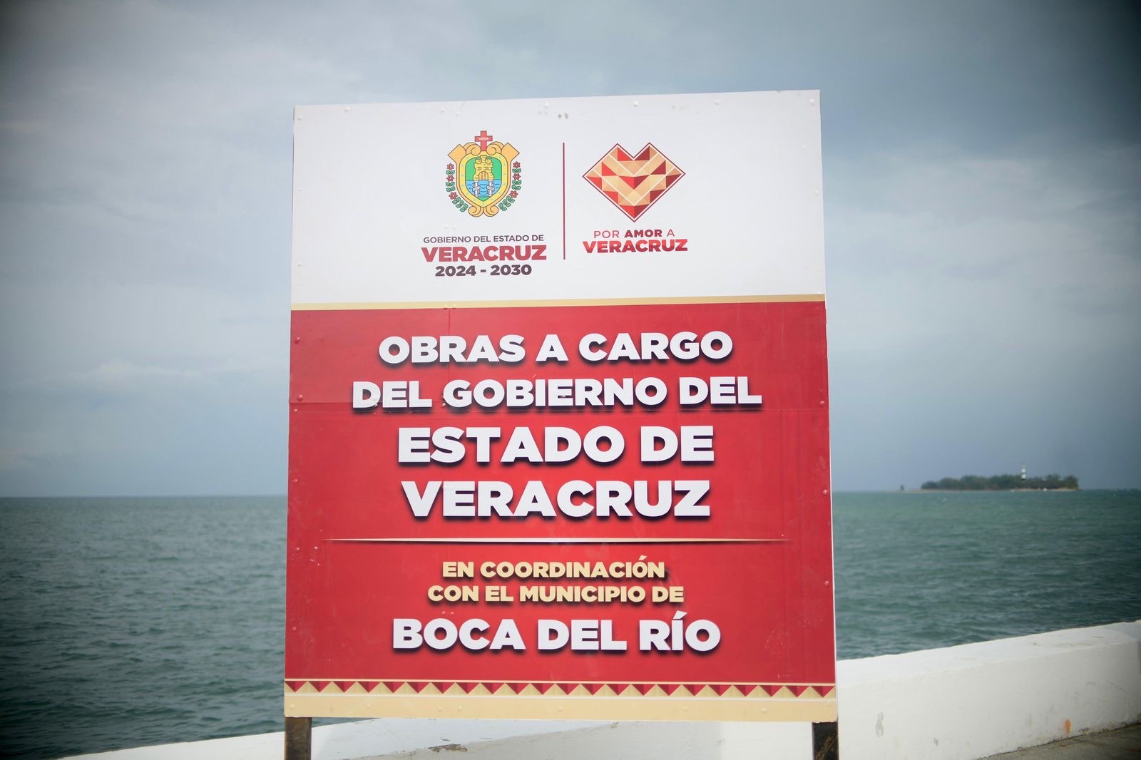 Gobierno estatal rehabilita socavón de Boca del Río