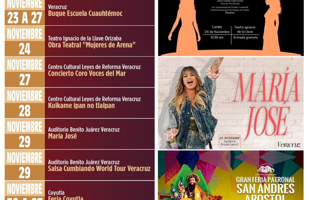 Veracruz está de moda con arte, música, teatro y ferias que fortalecen el turismo cultural