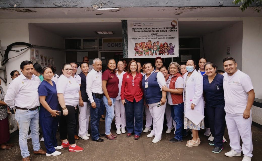 Me da tranquilidad ver los anaqueles llenos: Gobernadora supervisa Hospital de Tezonapa