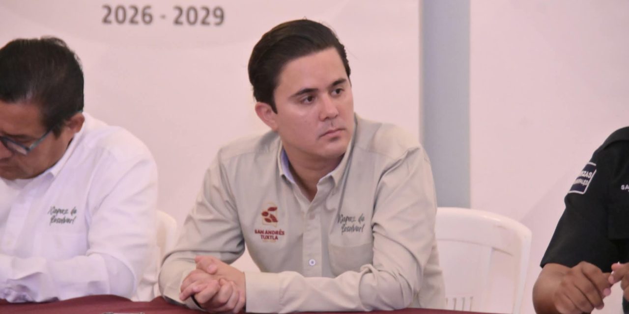 Instala Ayuntamiento de San Andrés Tuxtla Consejo Municipal Semana Santa 2026