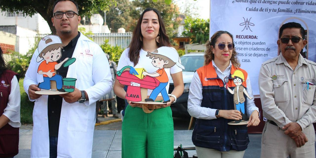 Arranca Gobierno de San Andrés Tuxtla jornada preventiva contra el Dengue y Chikungunya