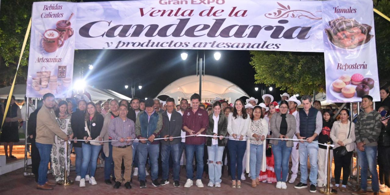 Inaugura Gobierno Municipal Gran Expo- Venta de la Candelaria 2026 en Sihuapan