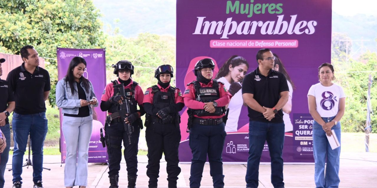 Gobierno de San Andrés Tuxtla se sumó a «Mujeres Imparables»