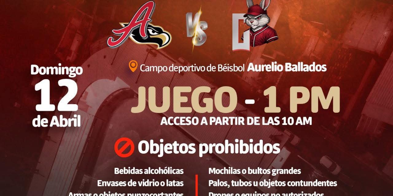 Próximo domingo «Encontronazo» en el Aurelio Ballados de San Andrés Tuxtla